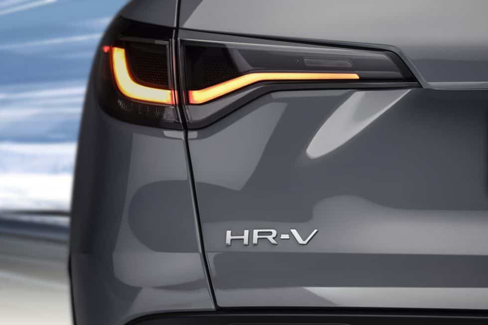 2023 Honda HR-V teaser, exterior, rear, grey