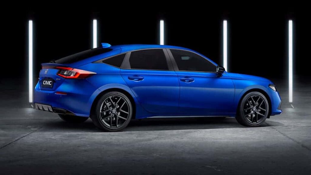 2023 Honda Civic e:HEV, exterior, blue