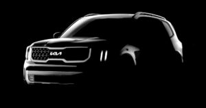 2023 Kia Telluride refresh teaser, New York Auto Show 2022