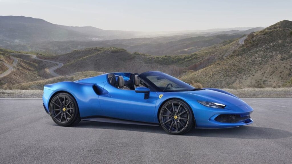 2023 Ferrari 296 GTS, exterior, blue