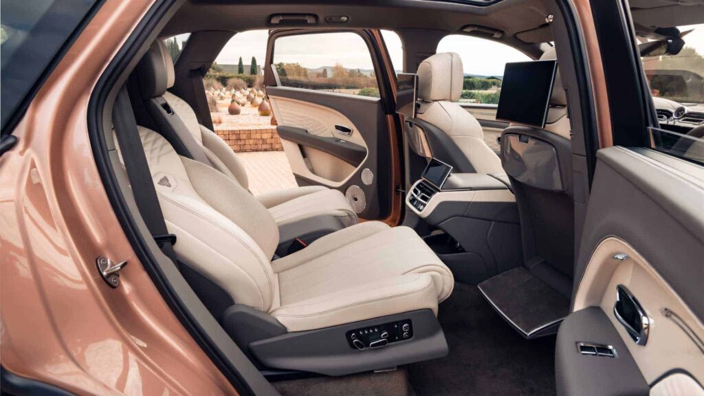 2023 Bentley Bentayga EWB, Extended Wheelbase, interior, rear seat