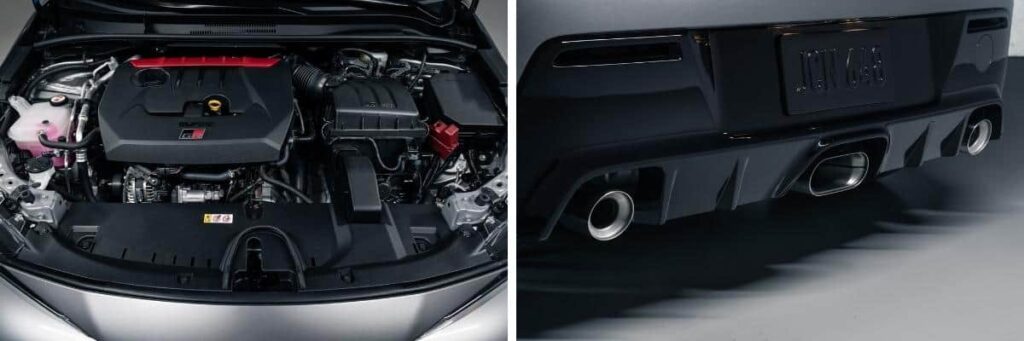 2023 Toyota GR Corolla engine, exhaust